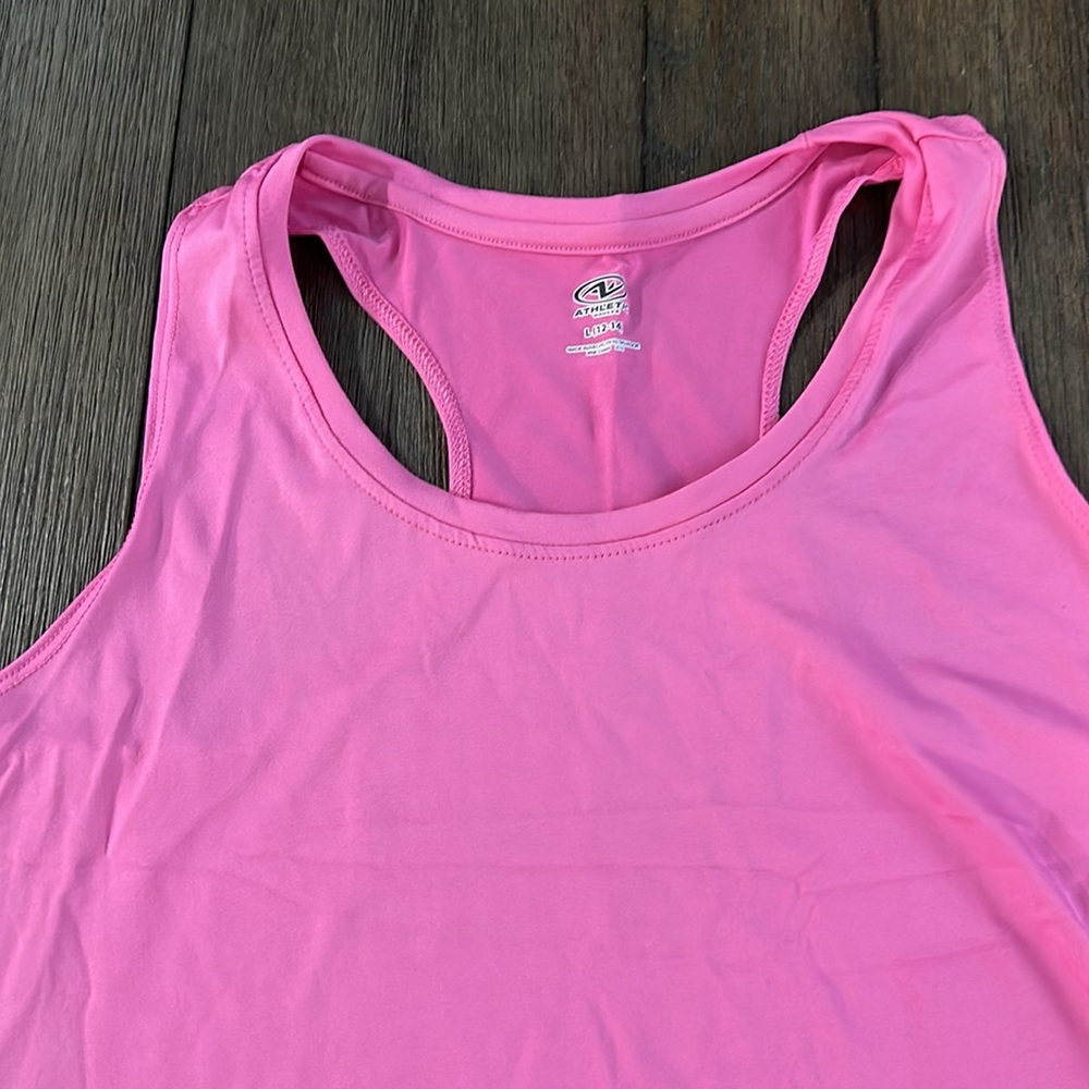 New Athletic Works Tank Tops. Pink. Lg